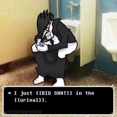 He really did a BIG SHOT