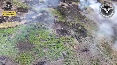 Drone blows off Russian soldier's foot, second drone blows him apart. Ukraine 