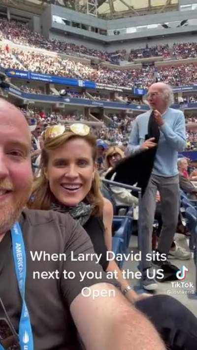 He was having a mini episode behind them