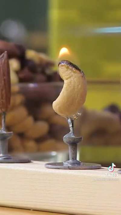 Burning nuts for science!