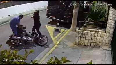 To rob someone.