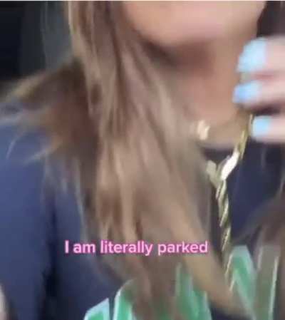You’re a woman taking a smoke break..