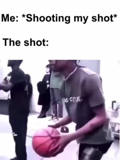 He shoots anddddd he misses completely.....