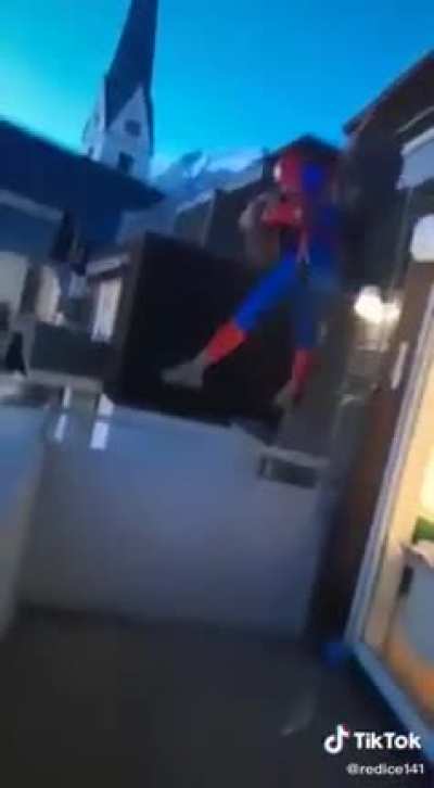 Friendly village Spider-Man