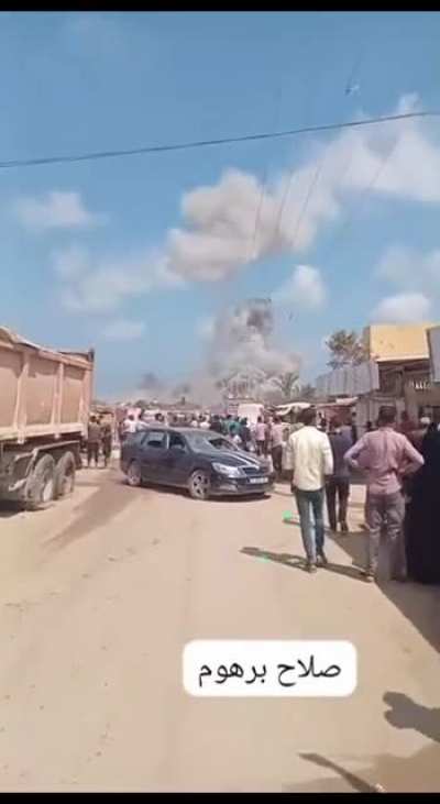 Documentation of powerful Israeli airstrikes that eliminated Muhammad Deif(num 2 in Hamas) along with other senior commanders in Khan Younis