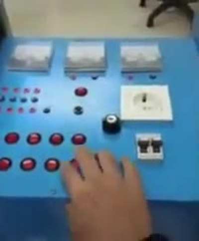 Poor guy just wanted to press some buttons