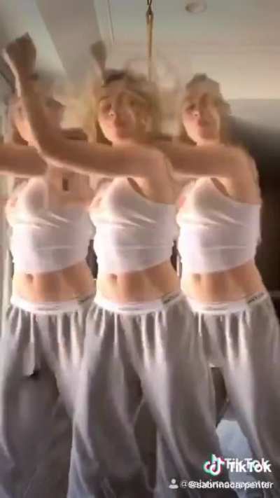Sabrina Carpenter’s first TikTok!