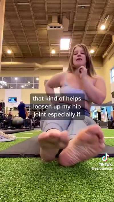 Sweaty workout soles!