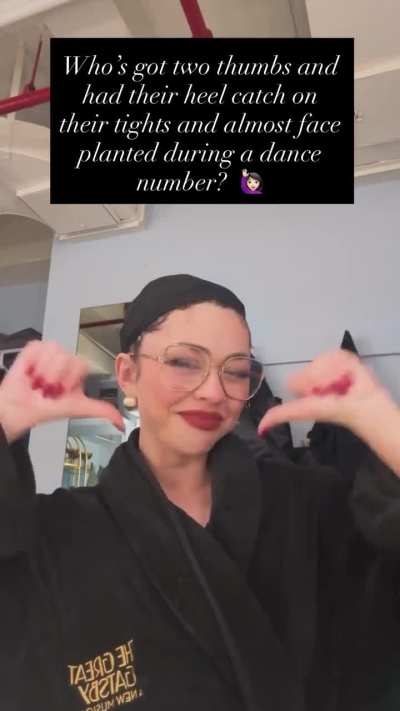 Just in Time backstage IG story 1/7/2026
