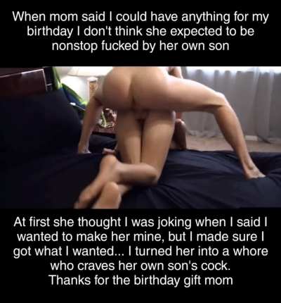 Getting to fuck her senseless is the best gift a son could ask for