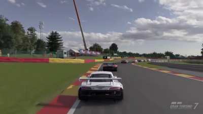 I Am Under The Impression This Was a Racing Incident. My Opp Was Very Vocal It Was My Fault. (I am Pink/Blue BWT)