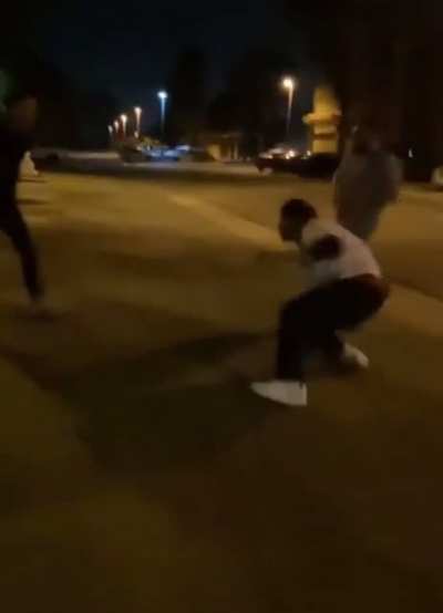 I would’ve stay down, but that guy kept getting up.