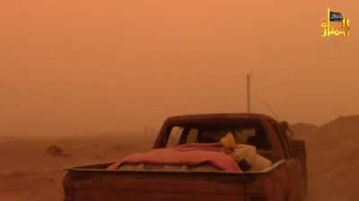 [Combat edit] Jabhat al-Nusra capture Abu Duhur airbase during a sand storm with an SVBIED, artillery, technicals, and mobile infantry squads donning GoPros on September 9, 2015