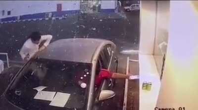 Conflict over whos going to pay for the soda