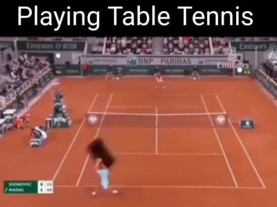 I’m good at table tennis