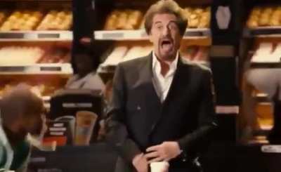 Dunkin' donuts ad with Al Pacino but with Japanese voice dub, Dunkacino !!!!