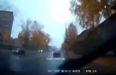 Crazy person is intentionally hitting schoolchildren
