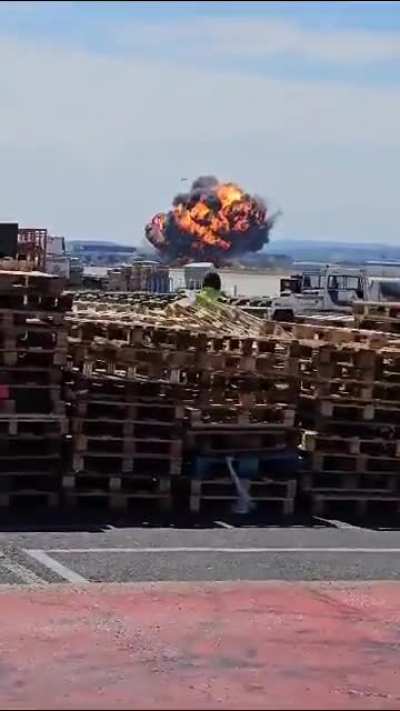 F-18 crashes in Spain. May 20, 2023