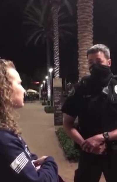 Woman detained by the police for “shoplifting” demands for his hands to be off her body…