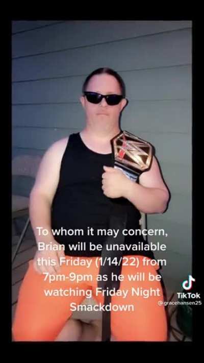 Chad has got plans