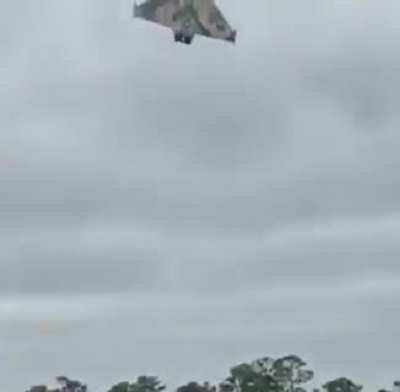 First take-off of remote control jet fighter