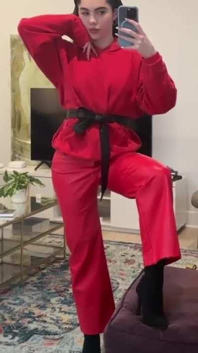 Red outfit today 2