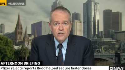 Hon Bill Shorten MP: The vaccine rollout in Australia is a shit show