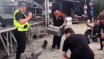 To break the barrel with the bat