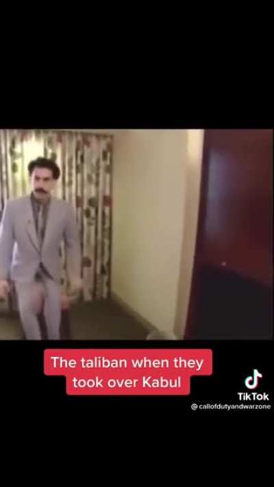 The Taliban taking over Kabul