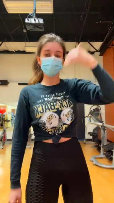 In the gym