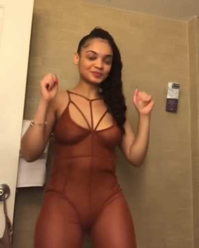 Bathroom dancing