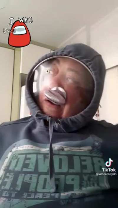 A grown ass man...