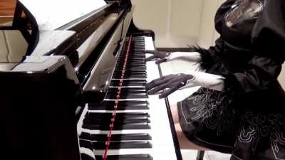 NieR: Automata Weight of the World & Vague Hope - Cold Rain 2B Cosplay Piano Cover!