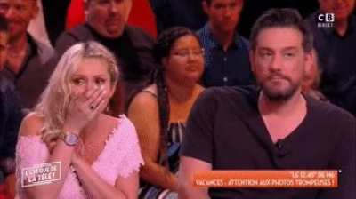 Unexpected titty on french tv
