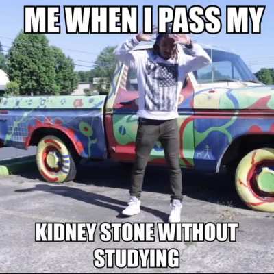 yoo my kidney is stoned 😎