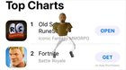 OSRS took #1 place from Fortnite for most played mobile game