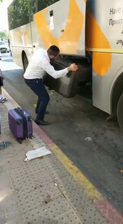 Trying to move a couch via public transport bus