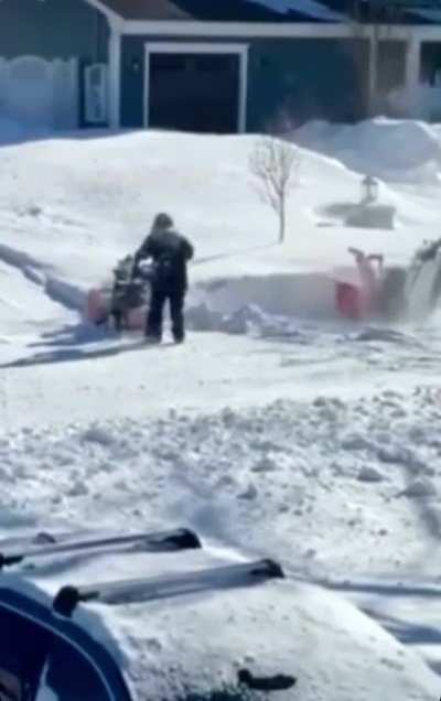 On Tonight’s Episode Of Snowblower Wars