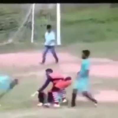 Everyone needs good friends like this flying kid.