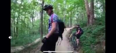 Posting I saw at r/mountainbiking. Thought I would post it here so more people can see the kind of person we don’t need in our community.