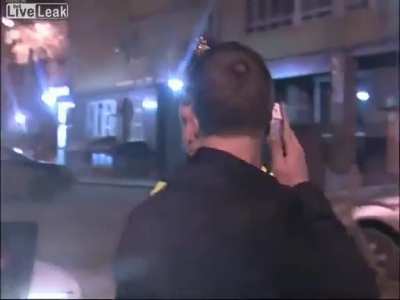 Drunk guy makes phone call with pack of cigarettes 💀🤣