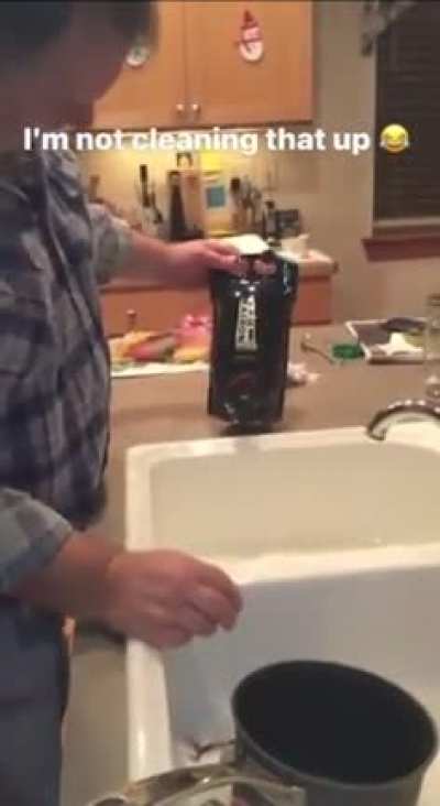 Fermented wine goes wrong