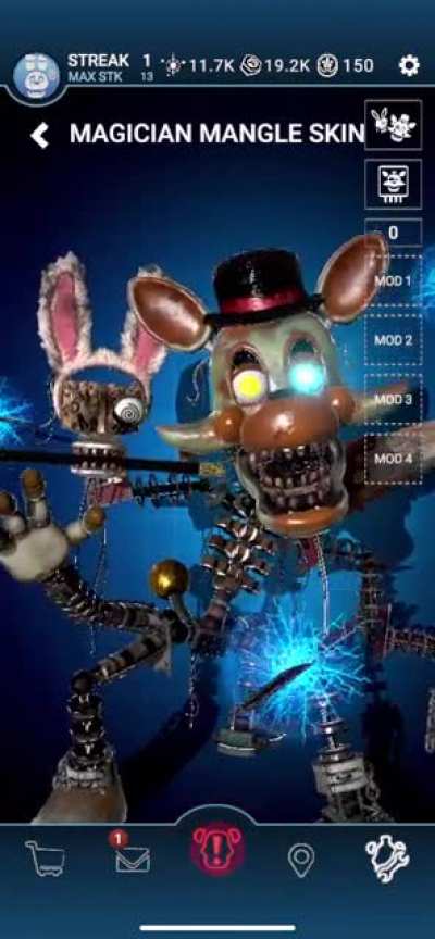 Magician mangles workshop animation