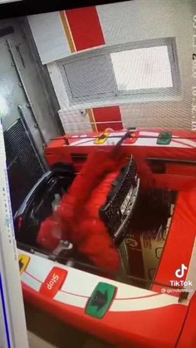 Open boot lid mid wash loose it