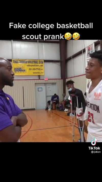 Fake college basketball scout