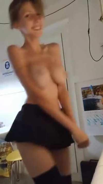 Dancing boobies