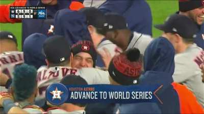 [Highlight] [Highlight] Ryan Pressly gets Aaron Judge to ground out to first for the final out, and the Astros complete the ALCS sweep over the Yankees.