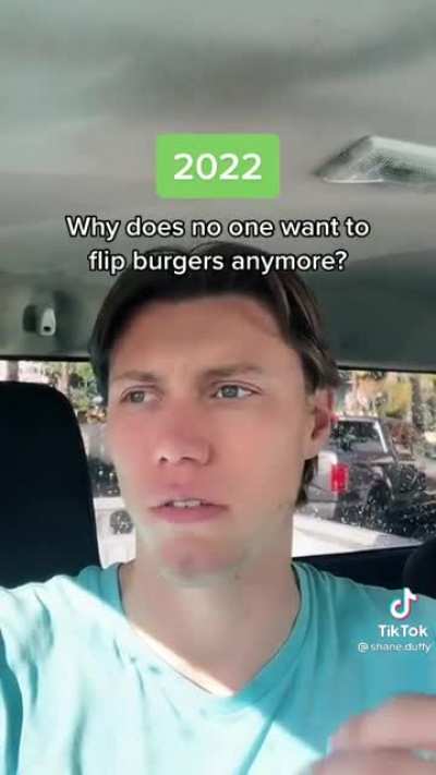 Flipping burgers
