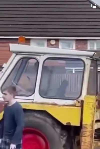 Somewhere in Wales, no context, assume builder didn’t get paid