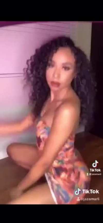 What color underwear she wearing? 👀